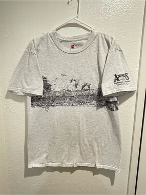 🌊 Coastal Hanes Heavyweight / Andria’s Seafood Tee L
